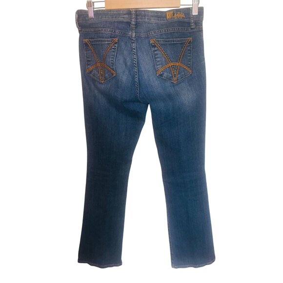 Kut From The Kloth Felicia Baby Bootcut Stretch Jeans Size 8 Denim Blue Casual - Picture 2 of 7